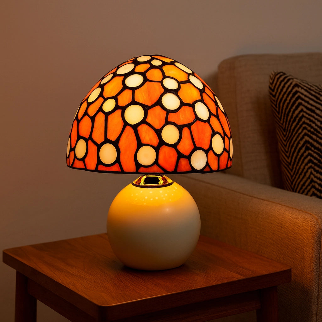 Tiffany-Style Stained Glass Table Lamp