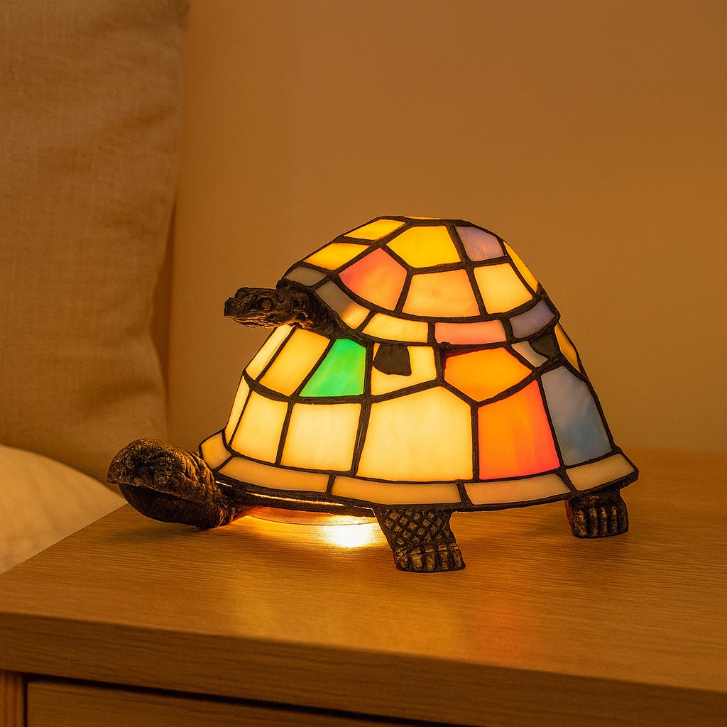 Tiffany-Style Stained Glass Table Lamp
