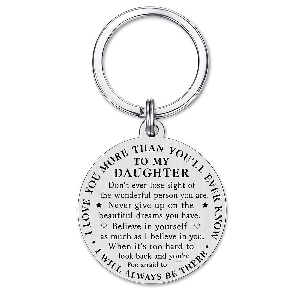 Daughter Graduation Keychain Gift
