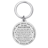Daughter Graduation Keychain Gift