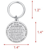 Daughter Graduation Keychain Gift