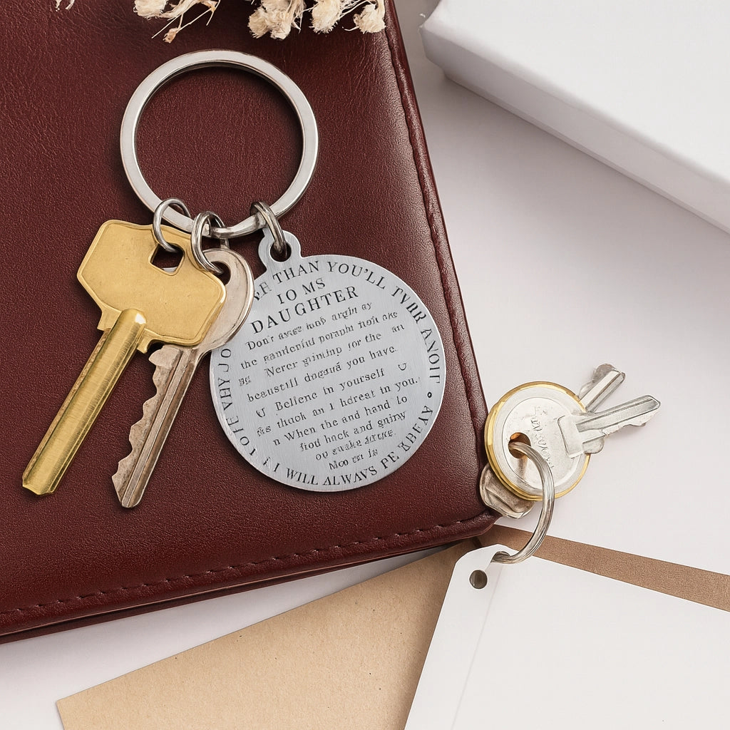 Daughter Graduation Keychain Gift