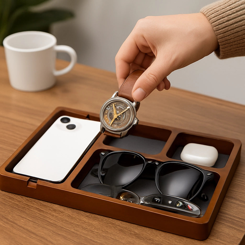 Shinpuru Wooden Valet Tray