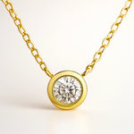 Moissanite Solitaire Pendant Necklace
