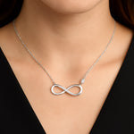 Infinity Love Sterling Silver Necklace