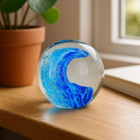 Ocean Wave Crystal Sphere