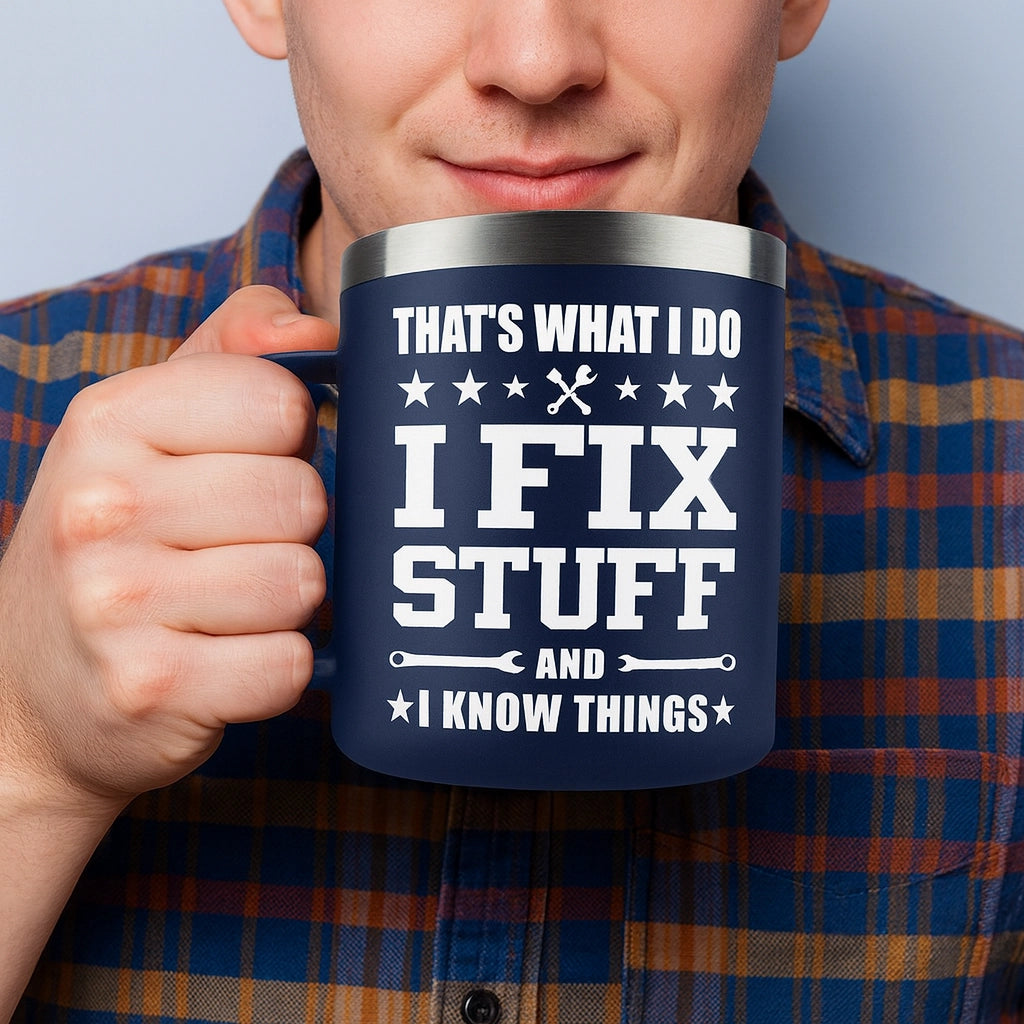 Insulated Stainless Steel Dad Mugs