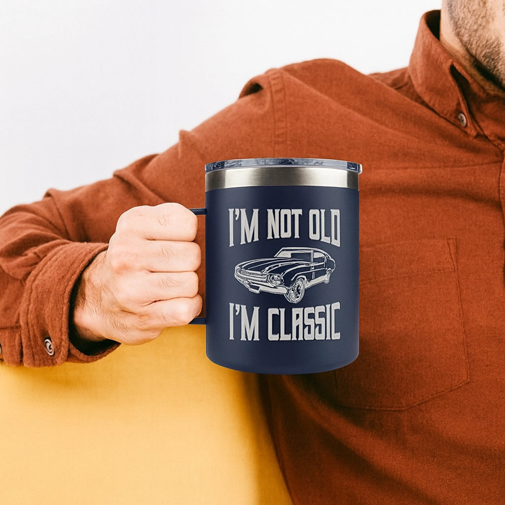Insulated Stainless Steel Dad Mugs