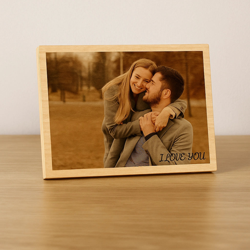 Custom™ Wooden Photo Frame