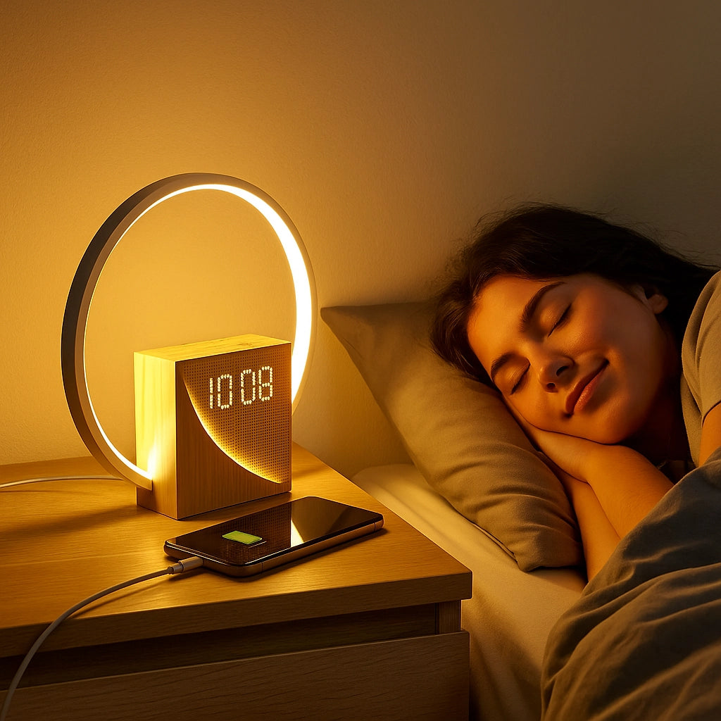 White Noise Sunrise Clock