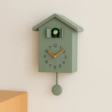 Nordic Birdhouse Wall Clock