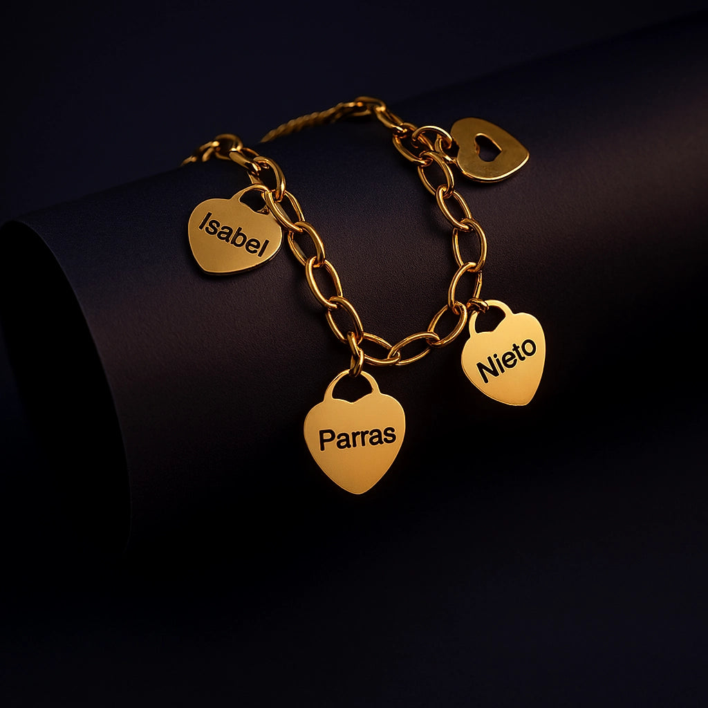 HeartCharm™ Personalized Bracelet