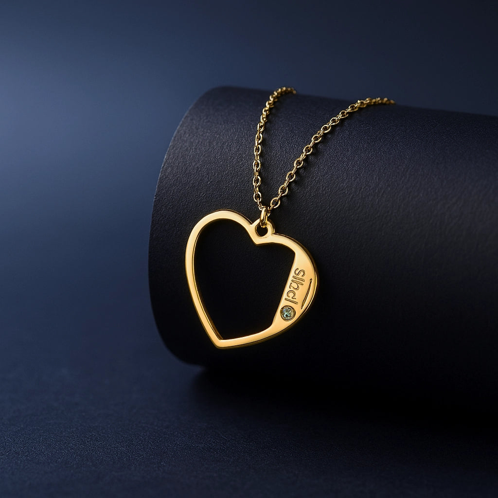 MomLove™ Engraved Heart Necklace