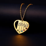 MomLove™ Engraved Heart Necklace