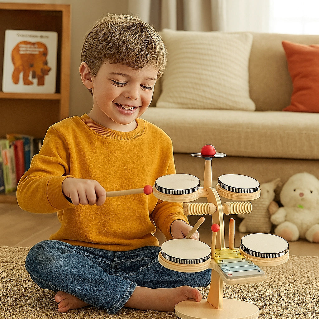 Wooden Kids Drum Collection