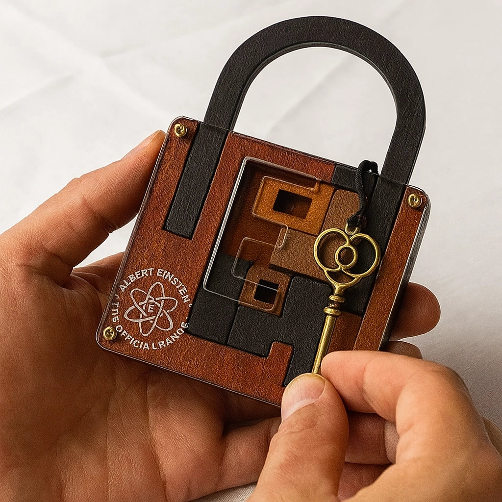 Einstein Lock Puzzle Game