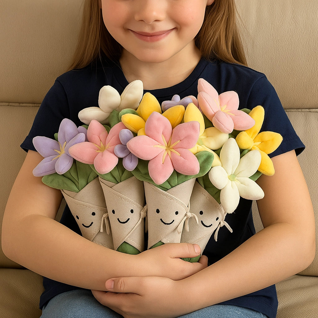 Flower Plush Doll Toy