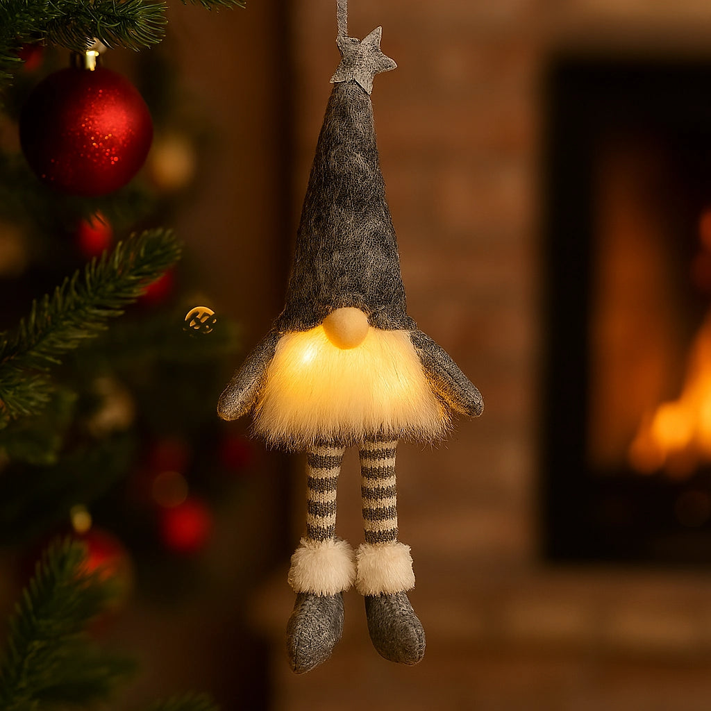 Lighted Christmas Gnome Set