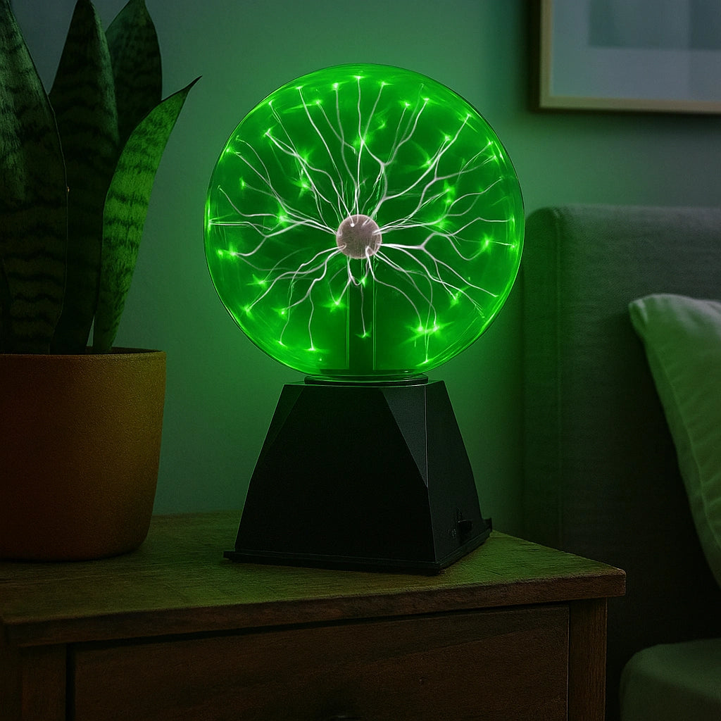 Interactive Plasma Ball Lamp