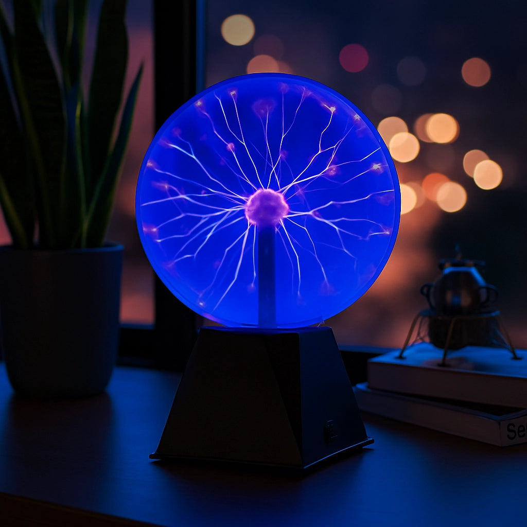 Interactive Plasma Ball Lamp