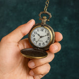 Anime Skull Pocket Watch Necklace