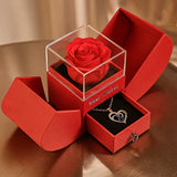 LoveEternal™ Rose & Heart Necklace