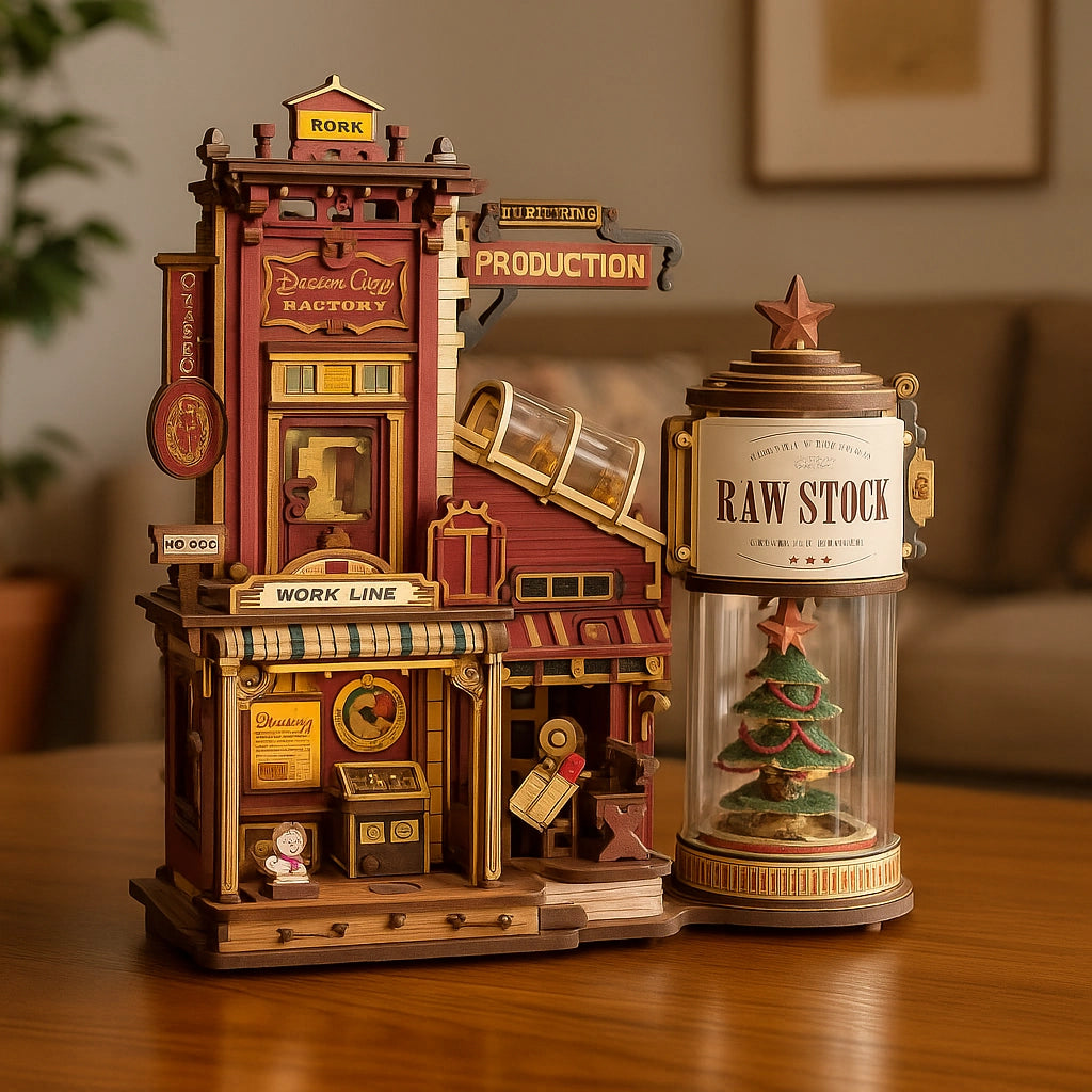 Wooden Gift Factory Puzzle