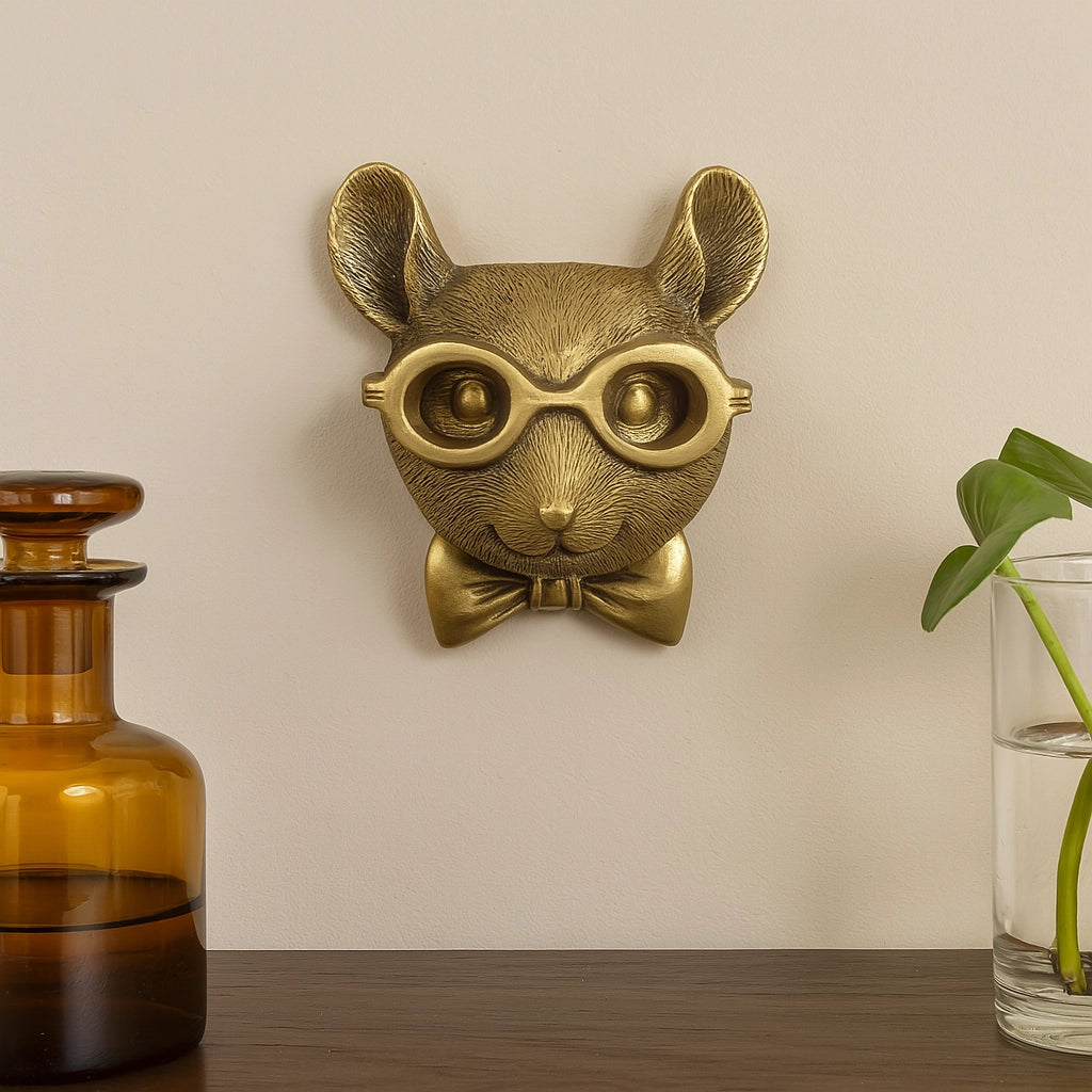 Gold Animal Wall Sculpture Set