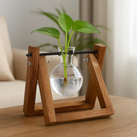 Wooden Bulb Vase Collection