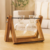 Wooden Bulb Vase Collection