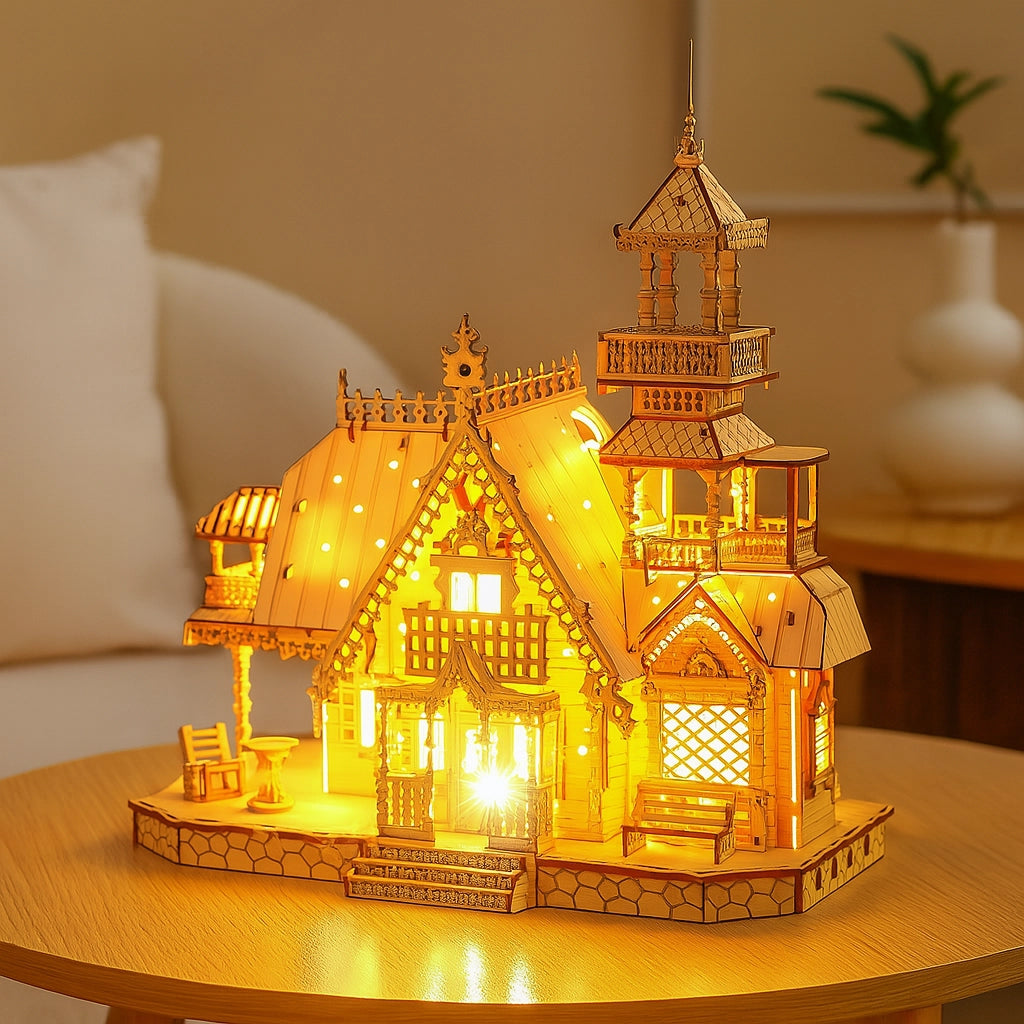 Country Villa Wooden Puzzle