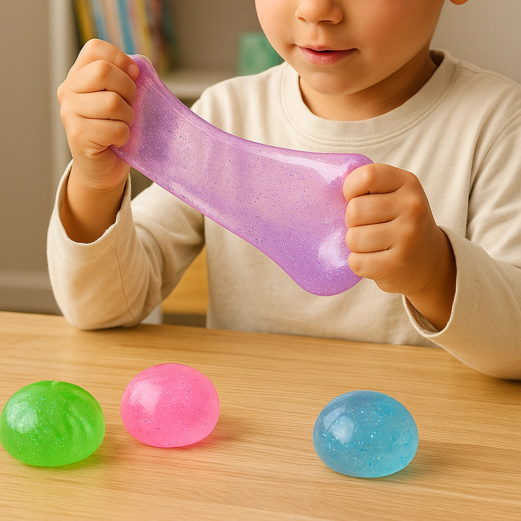 Glitter Stress Ball Set