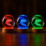 Axolotl Crystal Ball Lamp