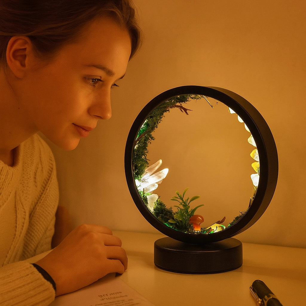 Crystal Healing Night Light Lamp