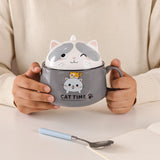 Cute Cat Ramen Bowl Set