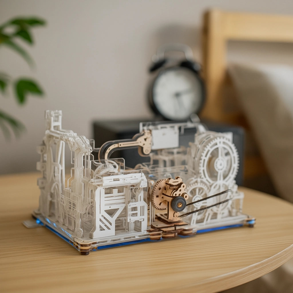 Wooden Marble Run Puzzle Set