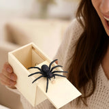 Wooden Spider Prank Box
