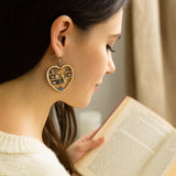Book Lover Drop Earrings