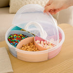 Circle Fruit & Snack Tray with Lid