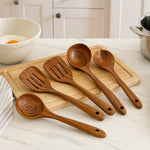 Wooden Kitchen Utensils Set