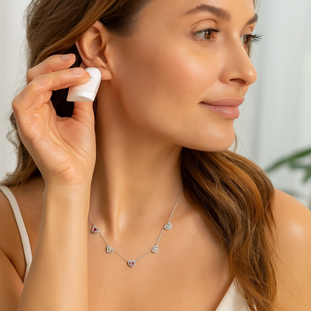 HeartGlow™ Silver Necklace