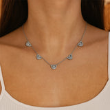HeartGlow™ Silver Necklace