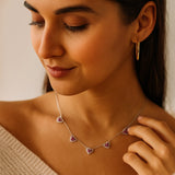 HeartGlow™ Silver Necklace