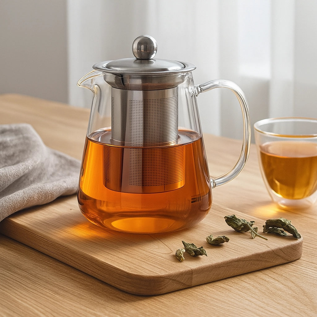 PARACITY Borosilicate Glass Teapot