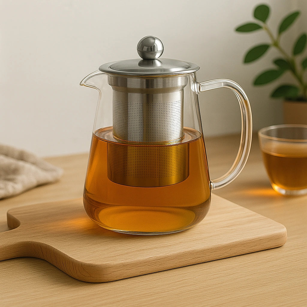 PARACITY Borosilicate Glass Teapot