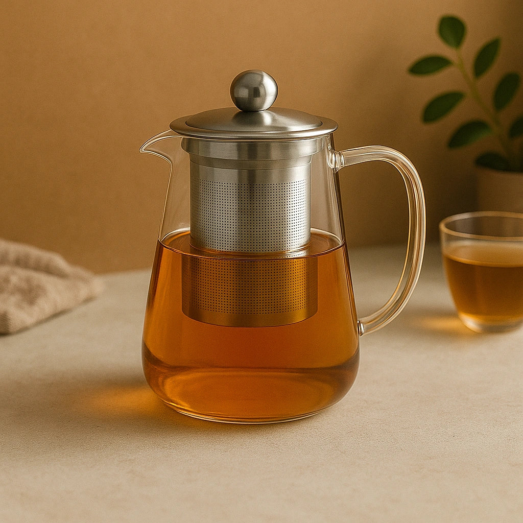 PARACITY Borosilicate Glass Teapot