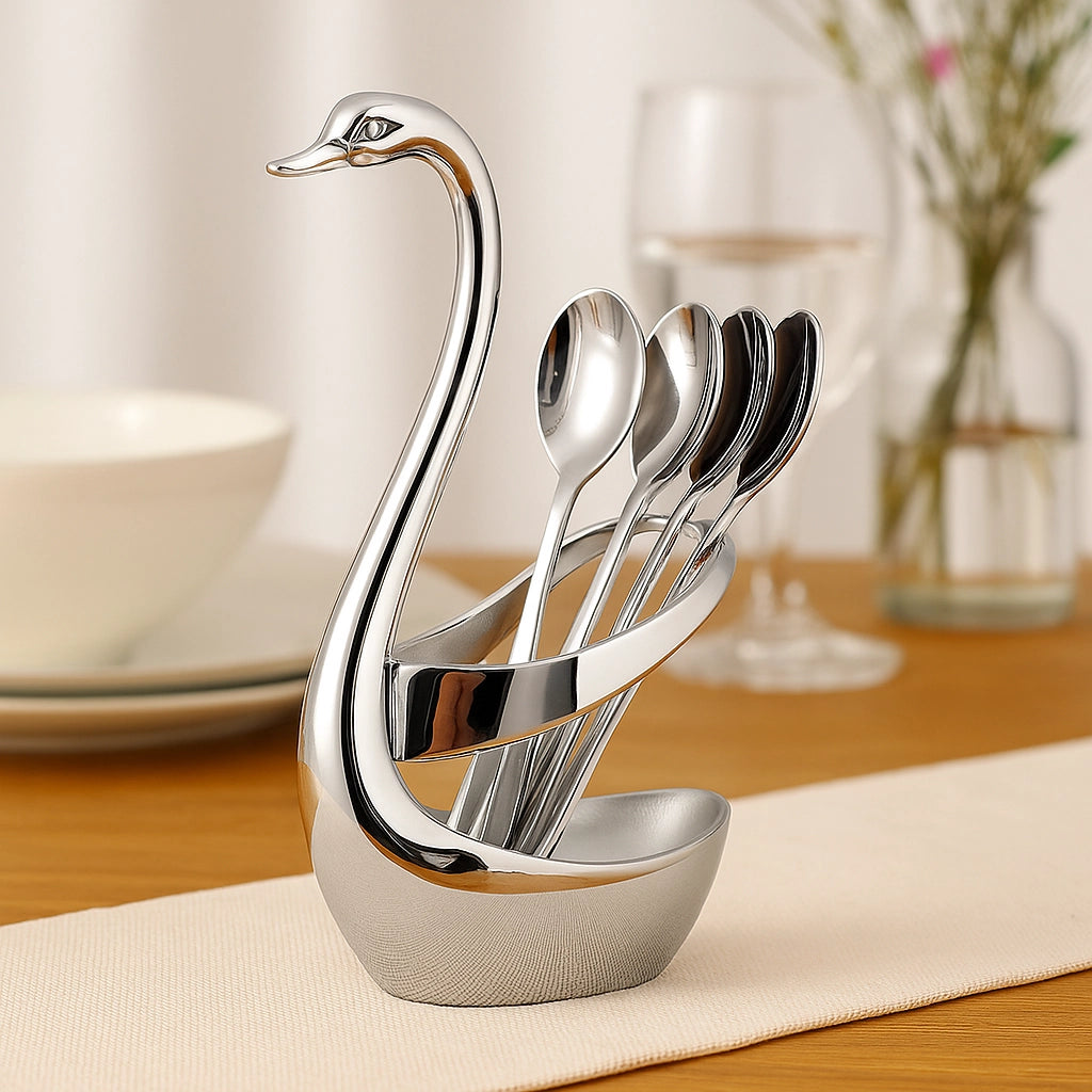 Silver Swan Tableware Holder