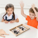 Wooden Sling Puck Game