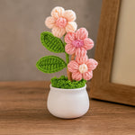 Crochet Flower Potted Plant