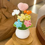 Crochet Flower Potted Plant